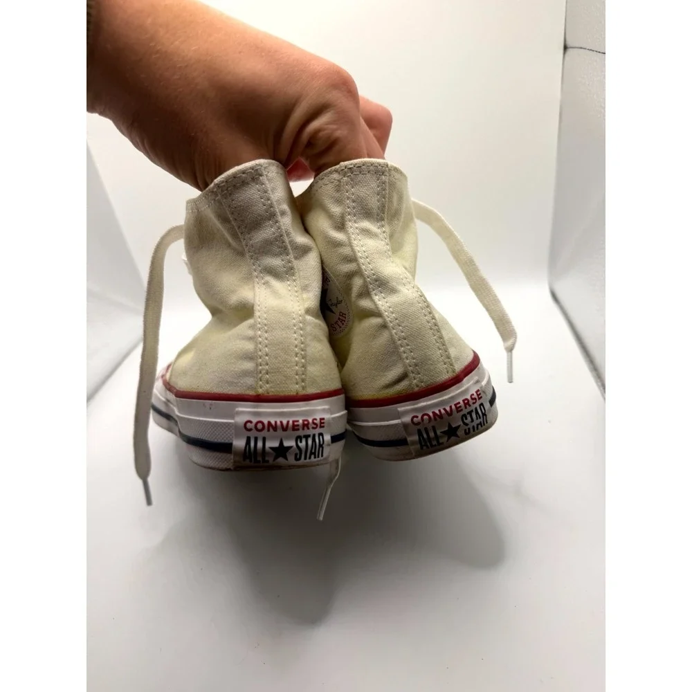 Converse Chuck Taylor All Star Hi M7650 Womens 5‎ Sneaker Optical White Canvas